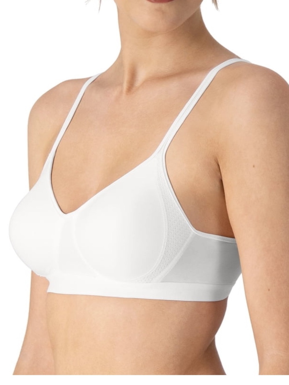 Wireless Bra, Cooling Comfort Convertible T-Shirt Bras Moisture-Wicki Size M